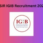 CSIR IGIB Recruitment 2025