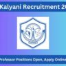IIIT Kalyani Recruitment 2025