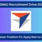 RGNAU Recruitment Drive 2025,