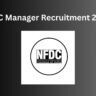 NFDC Manager Recruitment 2025
