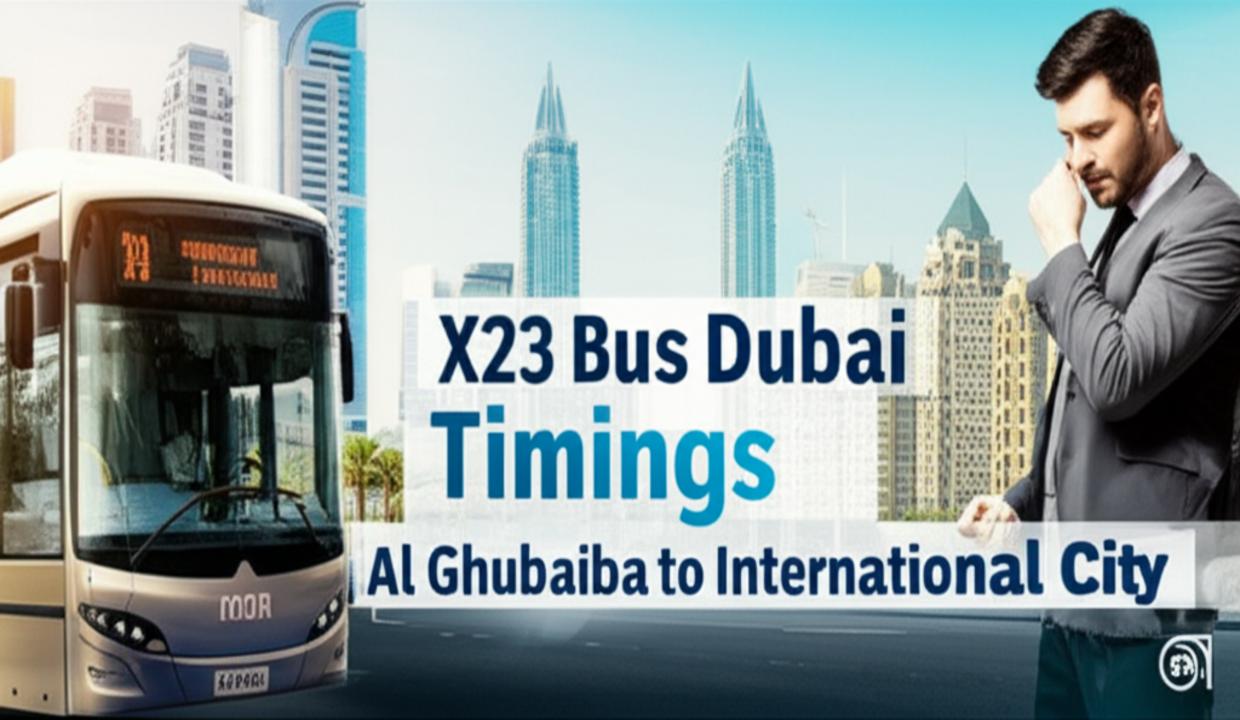 X23 Bus Timings Dubai 2024-2025: Al Ghubaiba to International City Route Guide