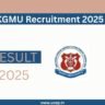 KGMU Recruitment 2025