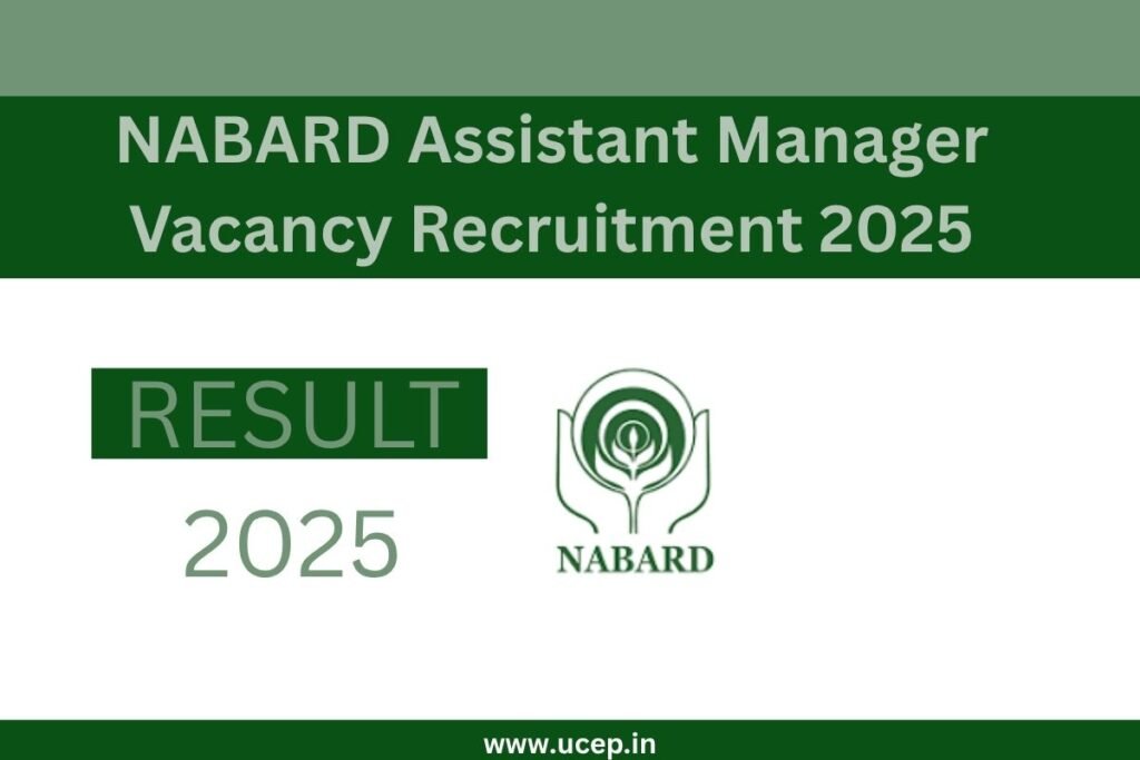 NABARD Assistant Manager Vacancy Recruitment 2025