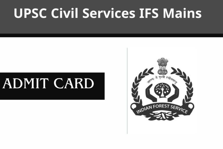 UPSC Civil Services IFS Mains