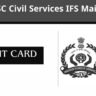 UPSC Civil Services IFS Mains