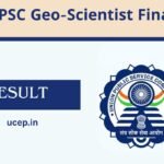 UPSC Geo-Scientist Final